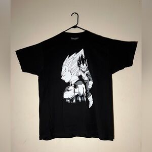 Dragon Ball Z Vegeta Graphic T-Shirt Black Size XL - New